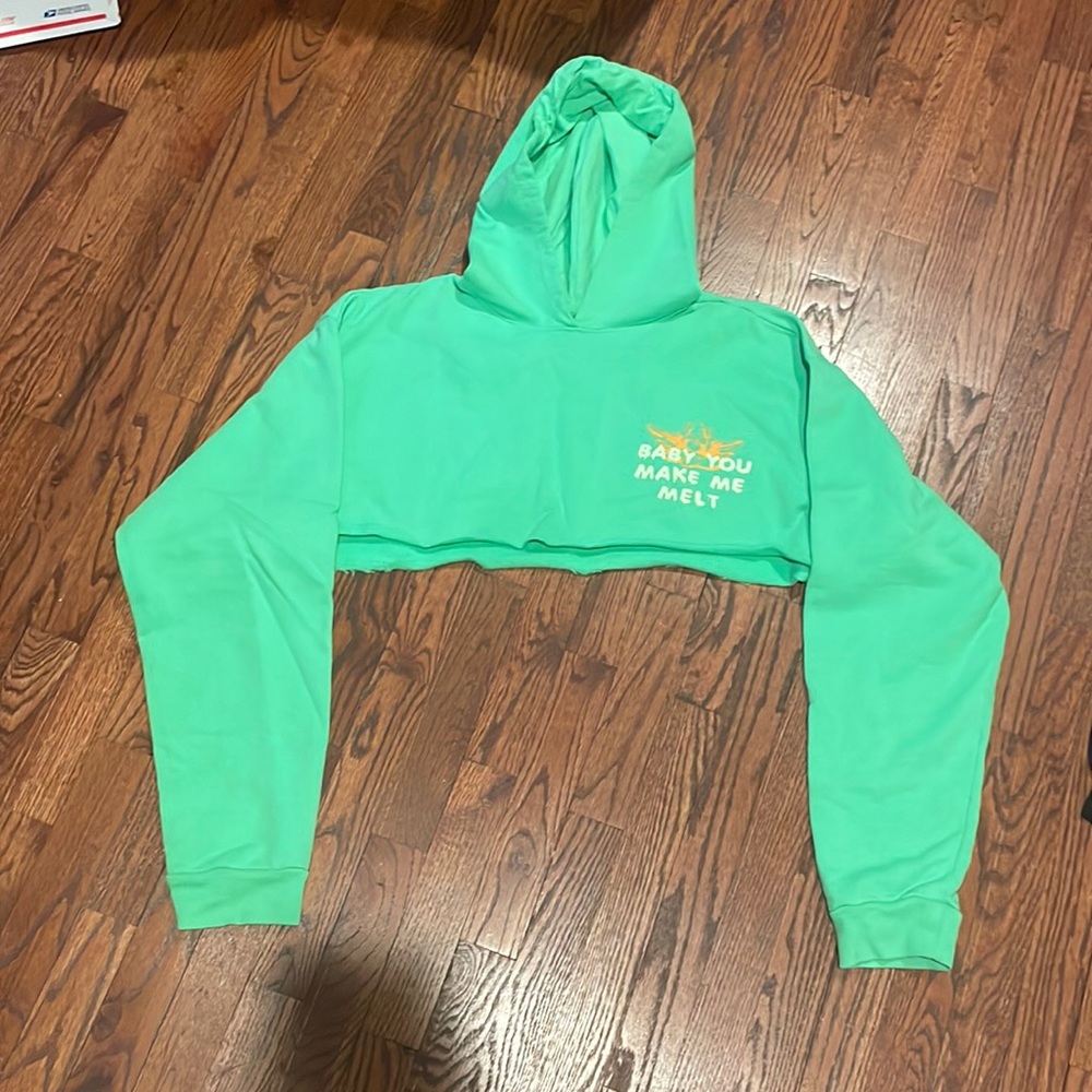 Boys Lie Toxic Baby You Make Me Melt Cropped Hoodie Never Worn One Size